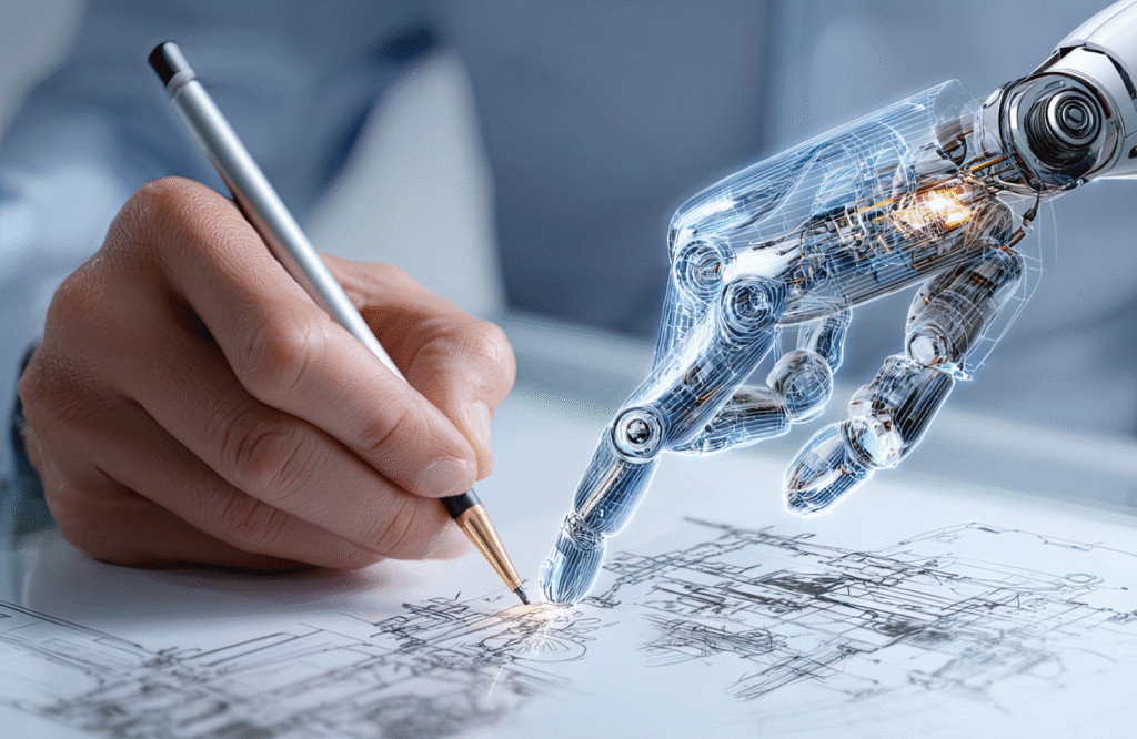 Humans and AI working together for business development